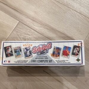 1991 MLB Upper Deck Baseball cards complete set
